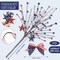 17.5 - 8 Pack Patriotic Artificial Berry Stem Picks Table Centerpiece Red White Blue
